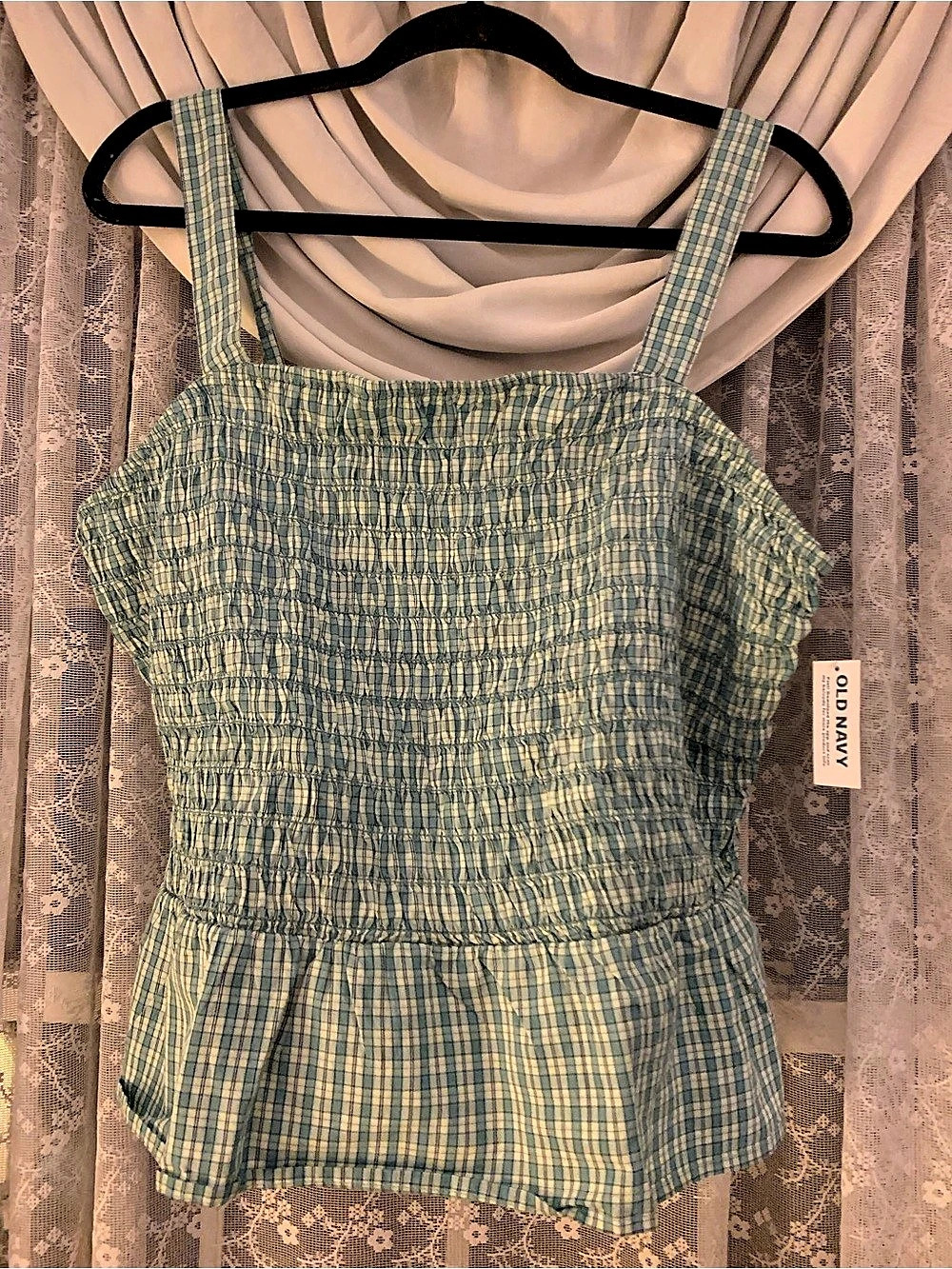 Old Navy Green, Blue & Yellow Tank Yop